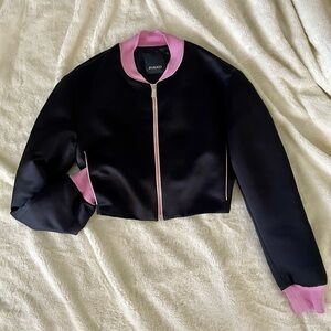 Pinko Cropped Bomber Jacket